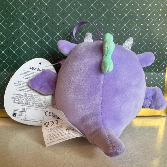 Squishmallows Drow Purple Dragon 3.5 inches - Picture 2 of 4